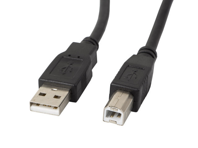 CA-USBA-10CC-0005-BK cable USB USB 2.0 0,5 m USB B Negro