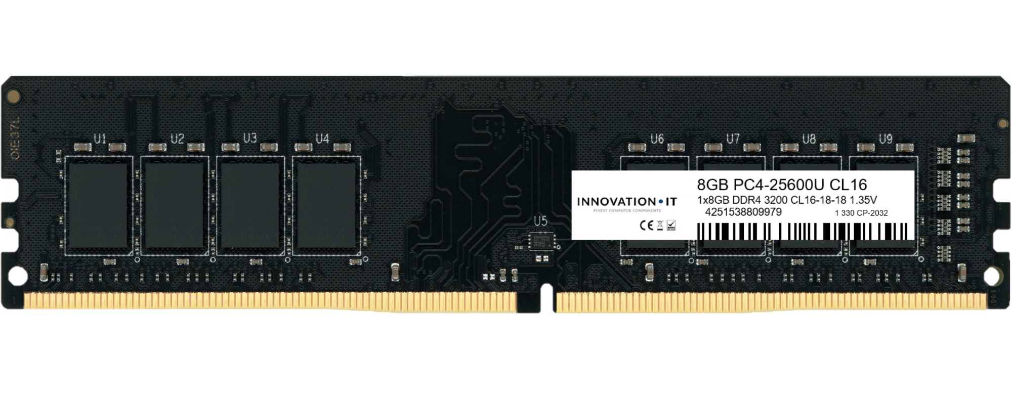 3200 8GB CL16-18-18 1.35V LD 8-Chip módulo de memoria 1 x 8 GB DDR4 288-pin DIMM