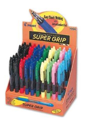 SUPER GRIP Colores surtidos Bolígrafo 60 pieza(s)