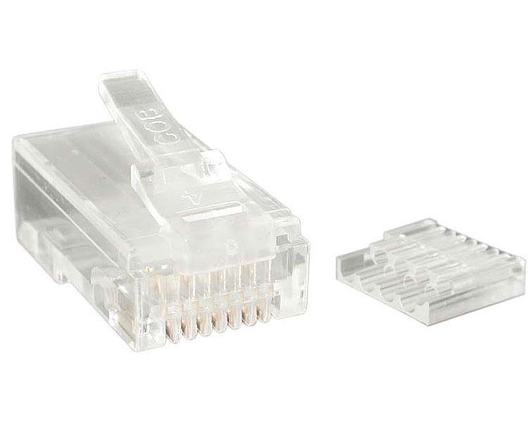 Paquete de 50 Unidades de Conectores RJ45 Cat6 Modulares Multifilares