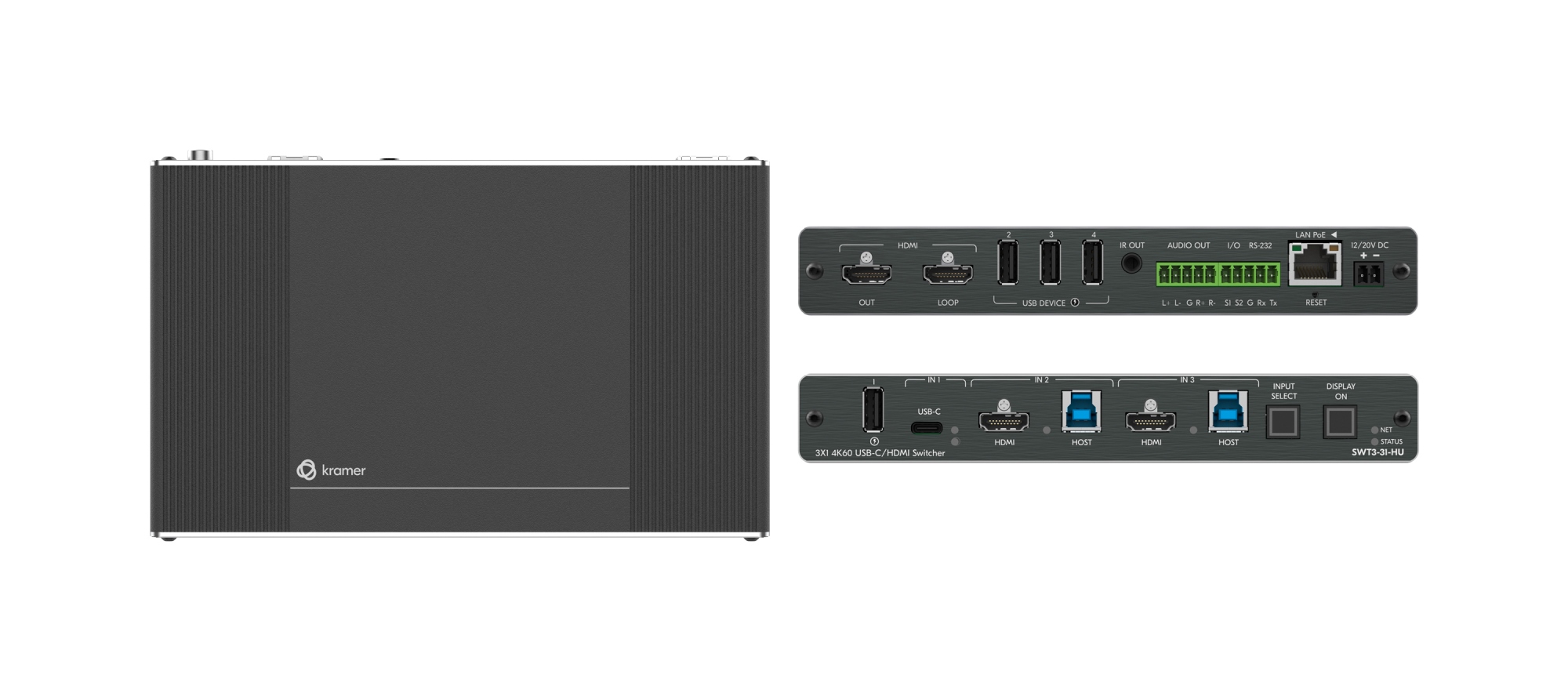 SWT3-31-HU HDMI/MiniDP/VGA/USB-C