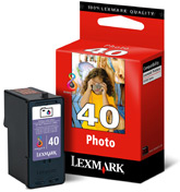 Nr. 40 Photo Print Cartridge cartucho de tinta 1 Cartridge Original Foto negro
