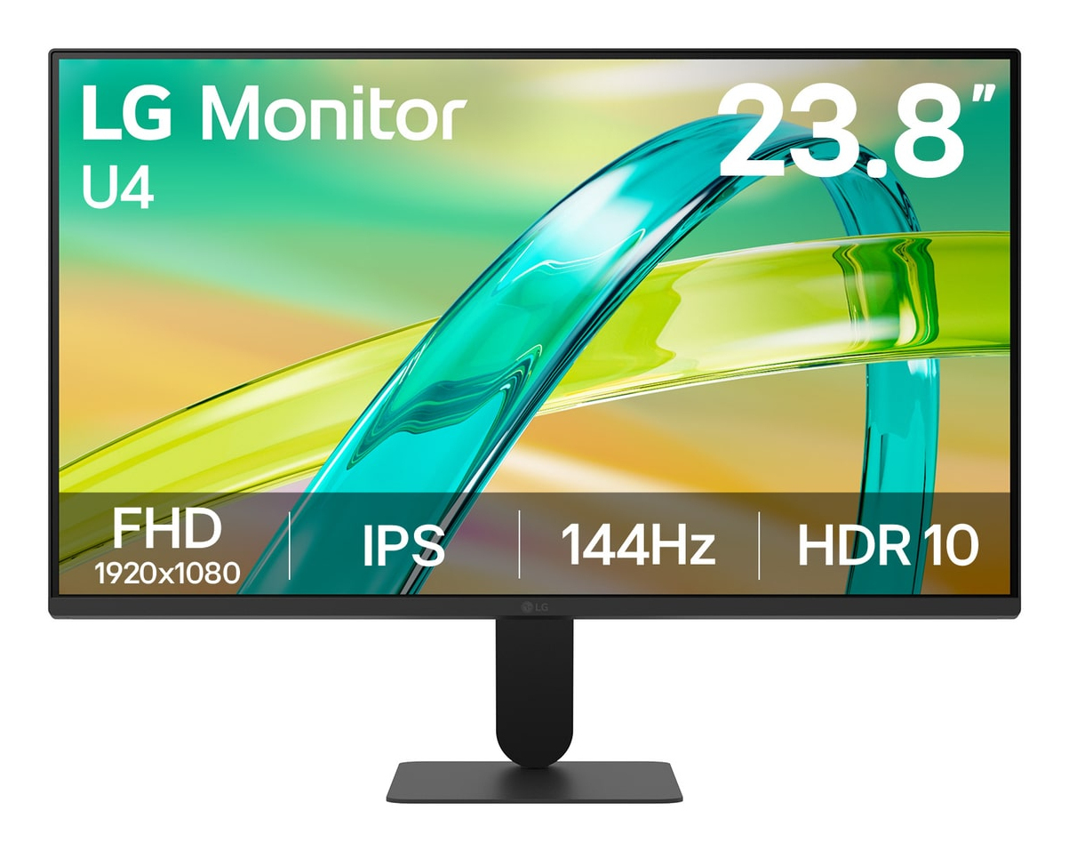 24U411B-B pantalla para PC 60,5 cm (23.8") 1920 x 1080 Pixeles Full HD LCD Negro