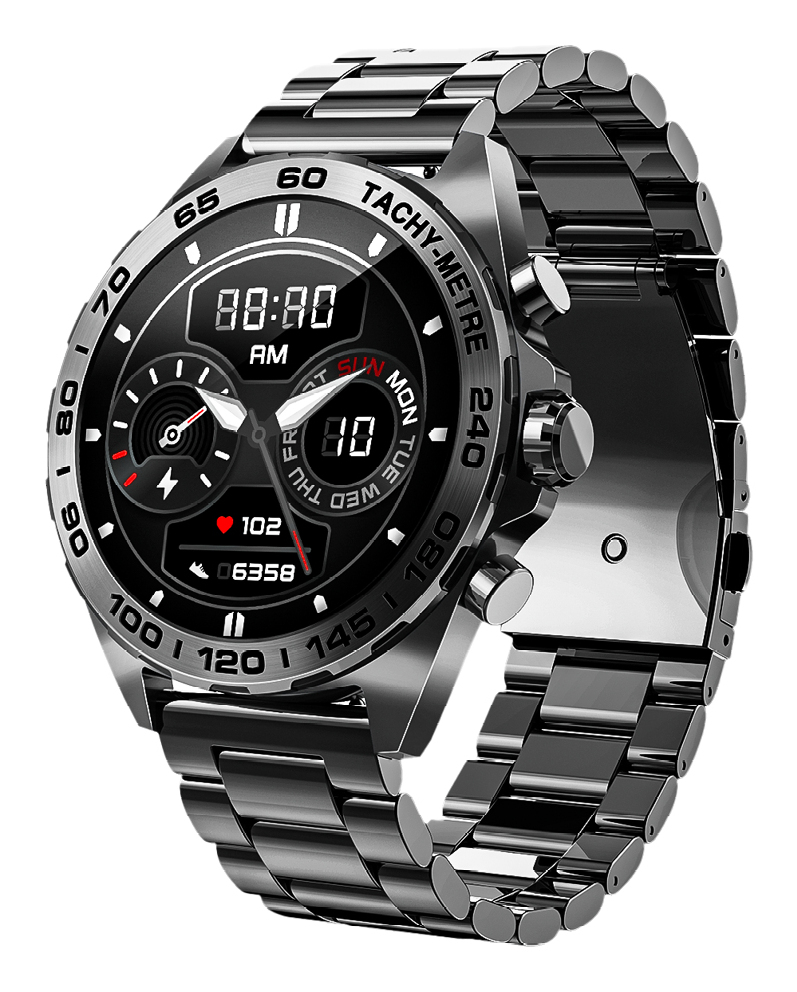 501 3,63 cm (1.43") AMOLED 46.3 mm Oscuro metalizado GPS (satélite)