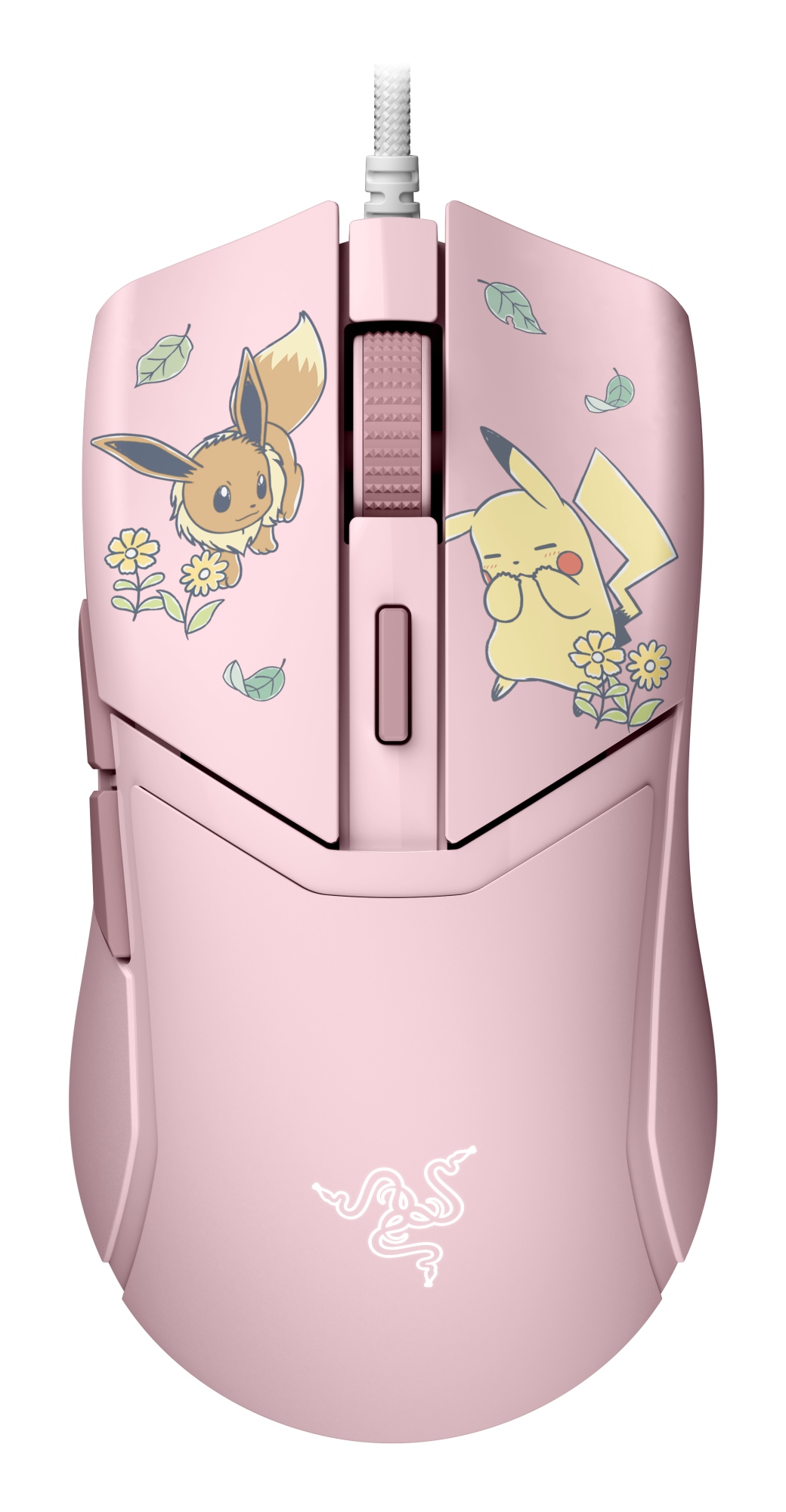 Cobra  Pikachu & Eevee Edition ratón Juego Mano derecha USB tipo A Óptico 8500 DPI