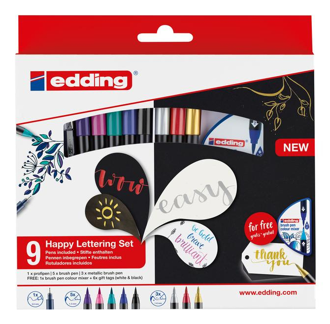 1340 rotulador Oro, Azul metálico, Metallic green, Rojo metalizado, Violeta metalizado, Plata 11 pieza(s)