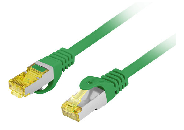 PCF6A-10CU-0100-G cable de red Verde 1 m Cat6a S/FTP (S-STP)