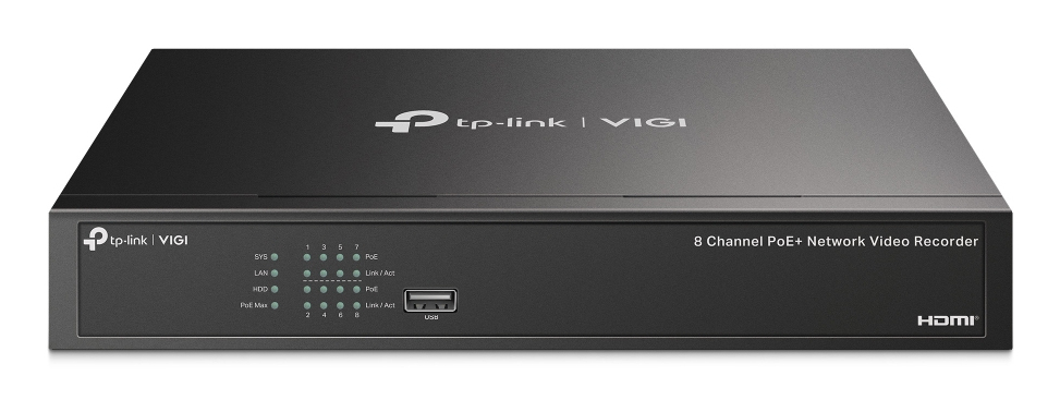 VIGI NVR1008H-8P Negro