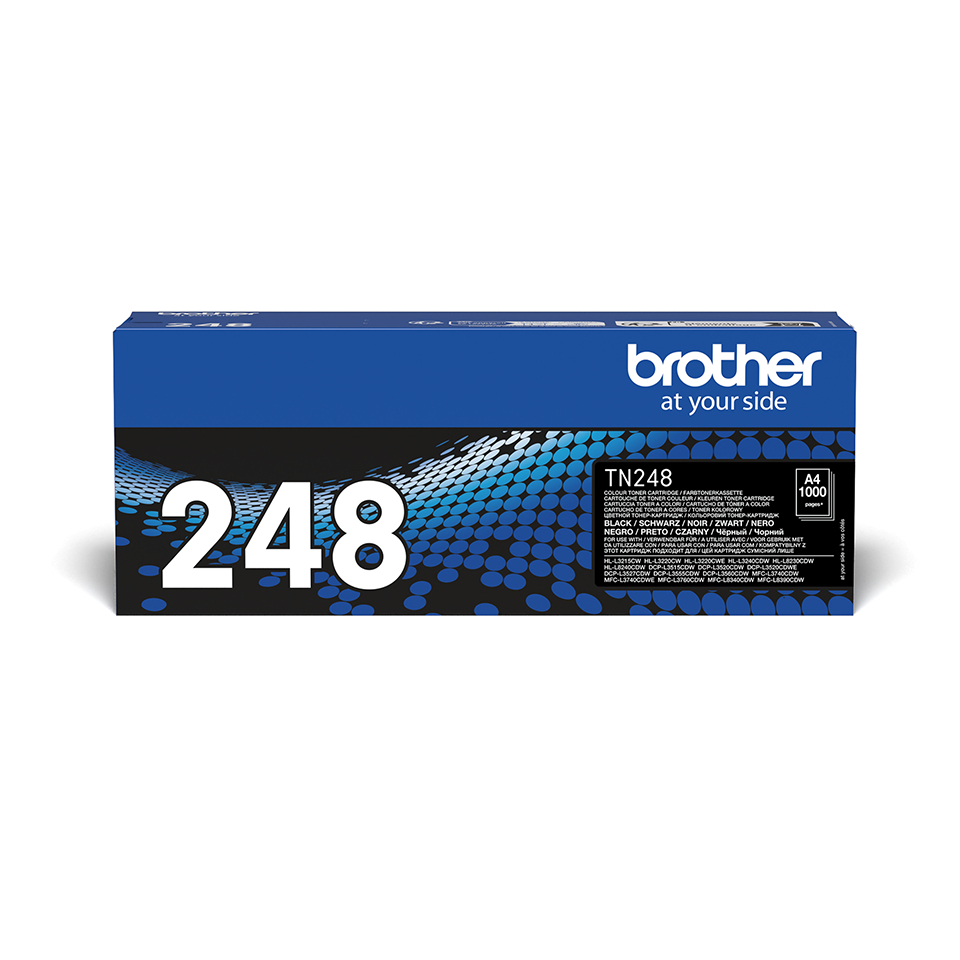 TN-248BK cartucho de tóner 1 pieza(s) Original Negro