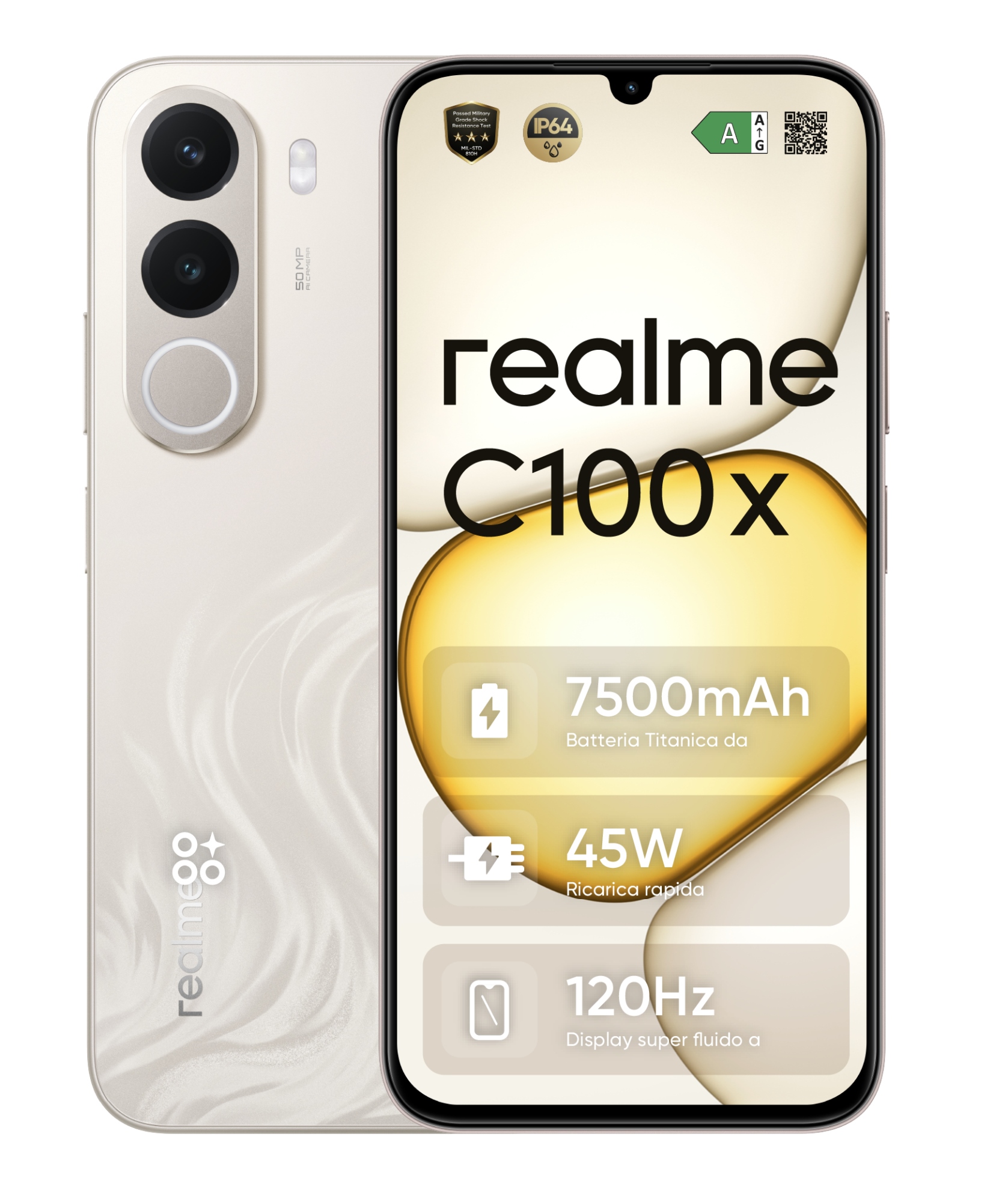 631011008900 smartphones 17,3 cm (6.8") Android 16.0 4G USB Tipo C 4 GB 256 GB 7500 mAh Oro
