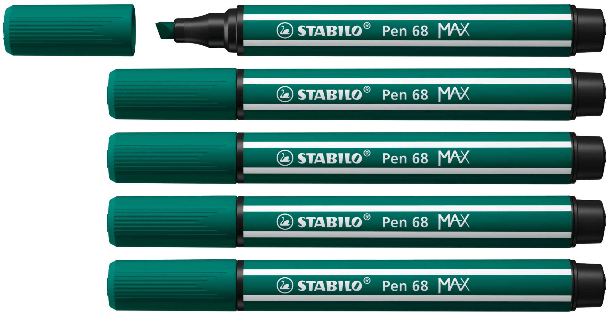 Pen 68 MAX rotulador Verde 5 pieza(s)