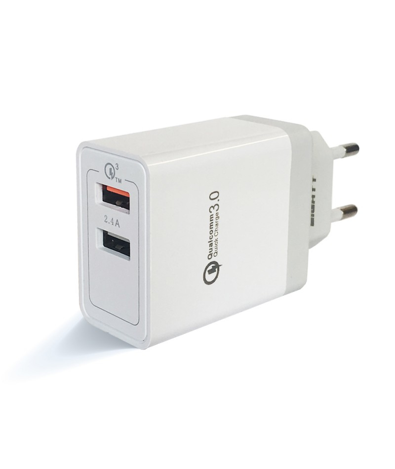 EQC2V2 cargador de dispositivo móvil Universal Gris, Blanco Corriente alterna Carga rápida Interior