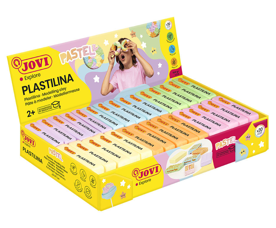 70P compuesto para cerámica y modelaje Pasta de modelar 1,66 kg Verde, Azul claro, Naranja, Rosa, Púrpura, Amarillo 1 pieza(s)