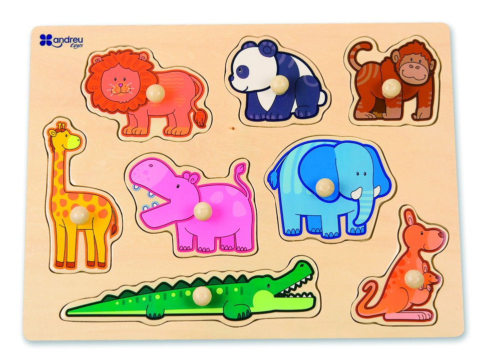 Jungle Animals Rompecabezas de figuras Animales