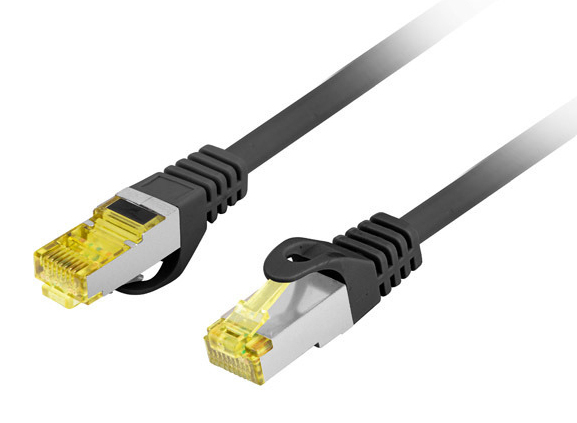 PCF6A-10CU cable de red Negro 0,25 m Cat6a S/FTP (S-STP)