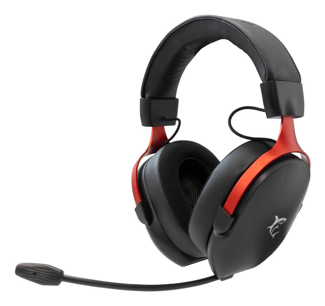FOX Auriculares Alámbrico Diadema Juego Negro, Rojo