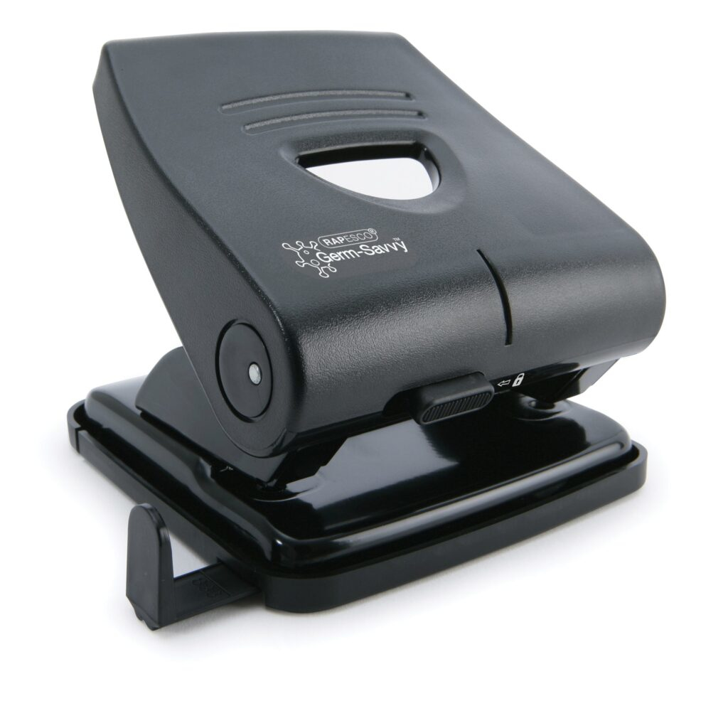 827-P 2 perforador de papel 30 hojas Negro