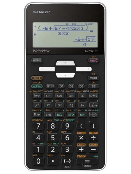 EL-W531TH calculadora Bolsillo Pantalla de calculadora Negro, Gris