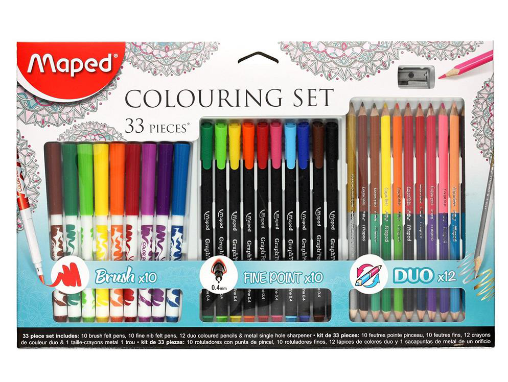 Set 33 marcador 10 pieza(s) Surtido Multicolor