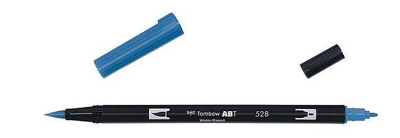 ABT-528 rotulador Fino Azul - Pack de 6 unidades