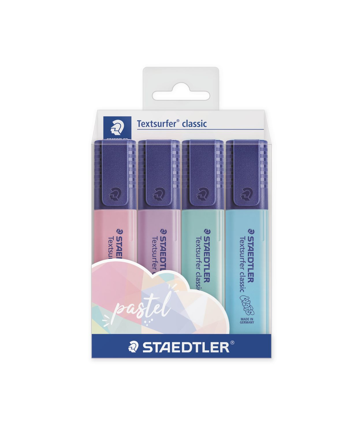 364 C marcador 4 pieza(s) Azul claro, Menta, Rosa, Violeta