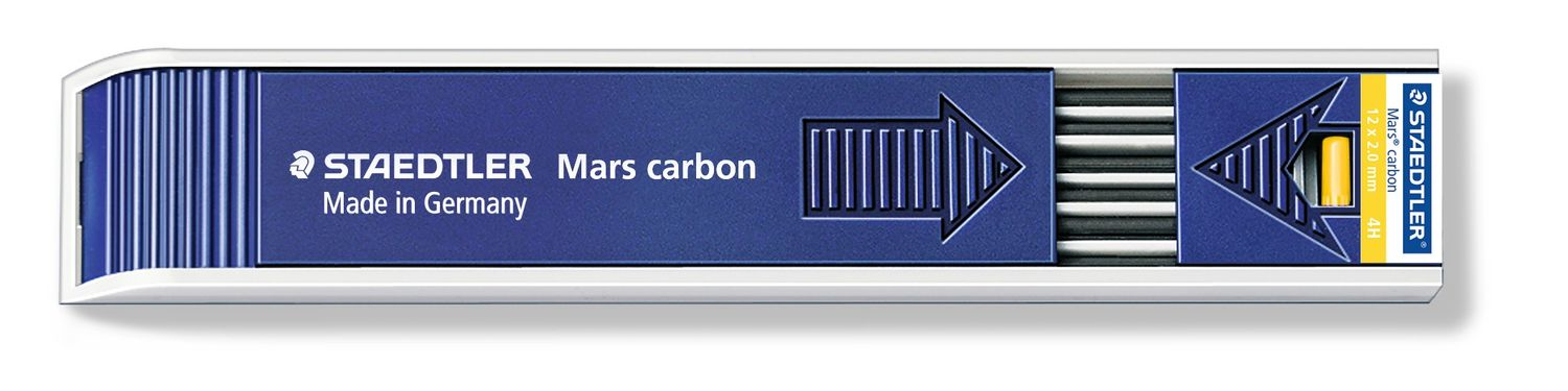 Mars Carbon 200 mina de repuesto 4H Azul