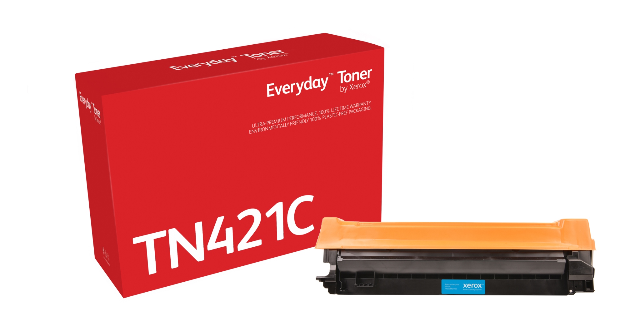 Everyday El tóner Everyday Cian de Xerox es compatible con Brother TN-421C, Capacidad estándar