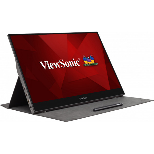 TD1655 pantalla para PC 39,6 cm (15.6") 1920 x 1080 Pixeles Full HD LED Pantalla táctil Multi-usuario Negro, Plata