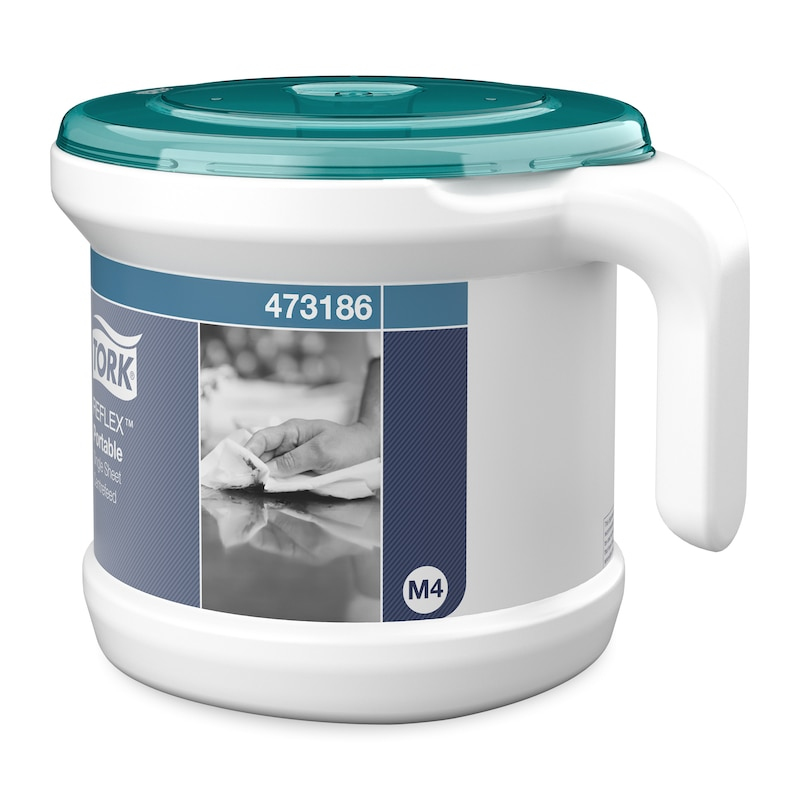 473186 dispensador de toallas de papel Dispensador de rollos de toalla de papel Turquesa, Blanco
