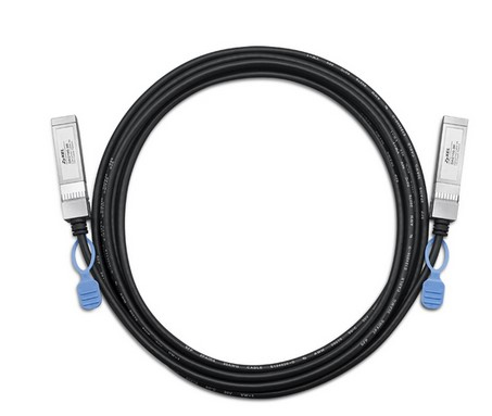 DAC10G-3M Cable de fibra óptica e InfiniBand SFP+ Negro