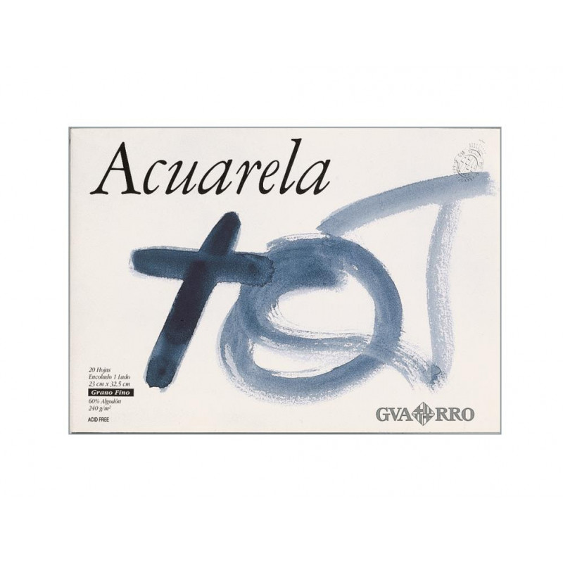 Guarro Acuarela Arte de papel 20 hojas