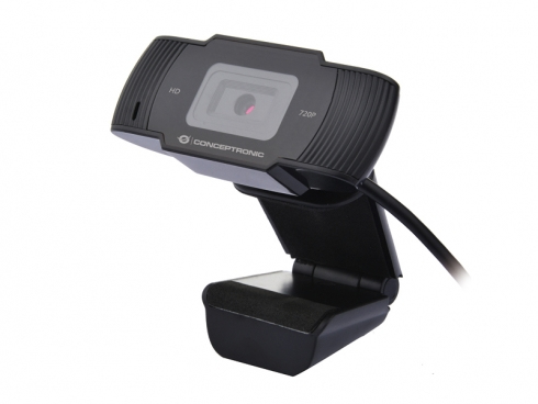 AMDIS 720P HD cámara web 1280 x 720 Pixeles USB 2.0 Negro