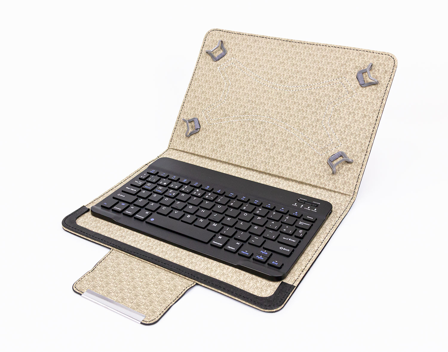 TAL-CV3007BLK funda para tablet 25,4 cm (10") Funda delantera Negro