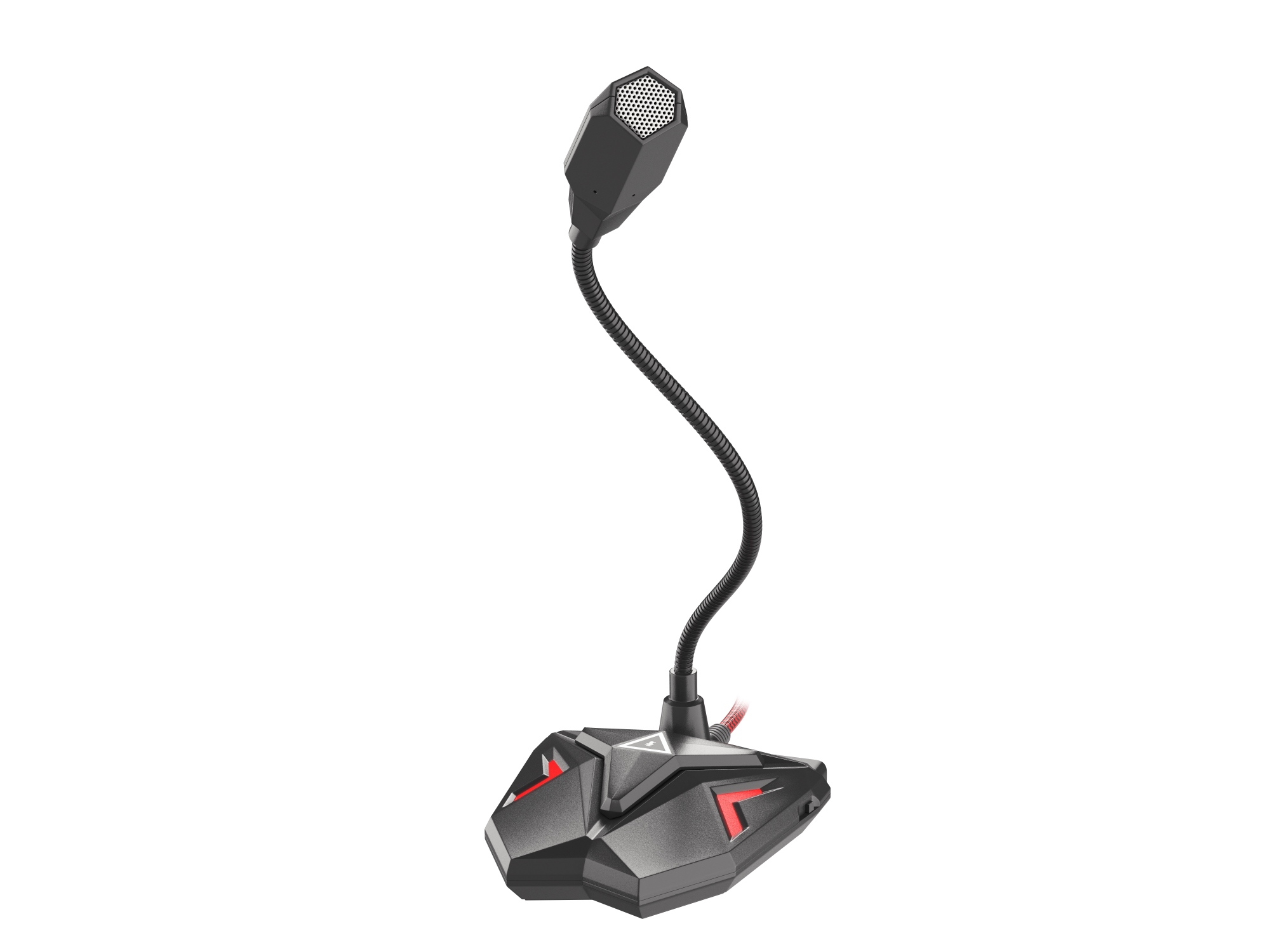 Radium 100 Negro, Rojo Micrófono para PC