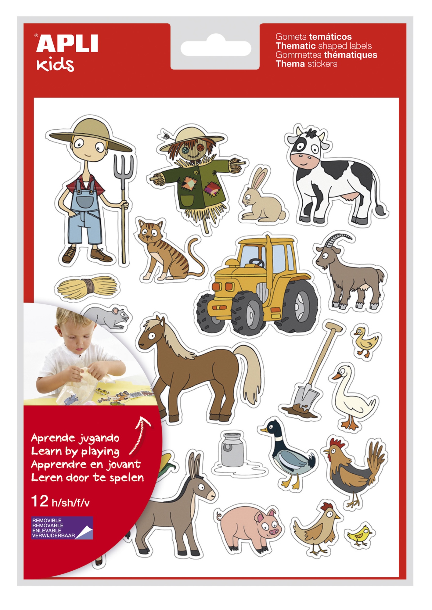 11443 etiqueta decorativa engomada Desmontable