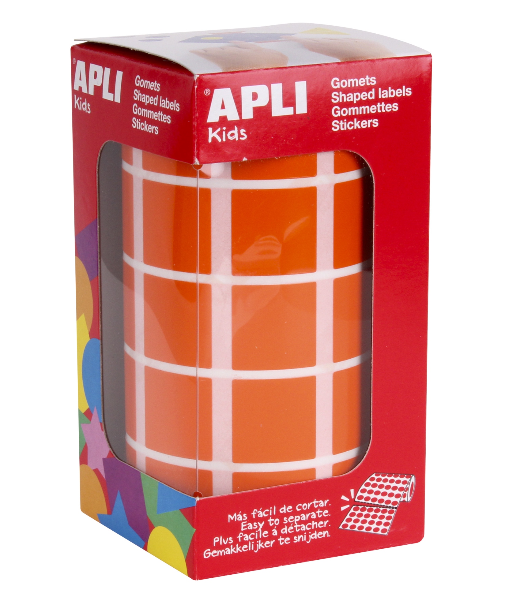 11498 etiqueta autoadhesiva Plaza Permanente Naranja