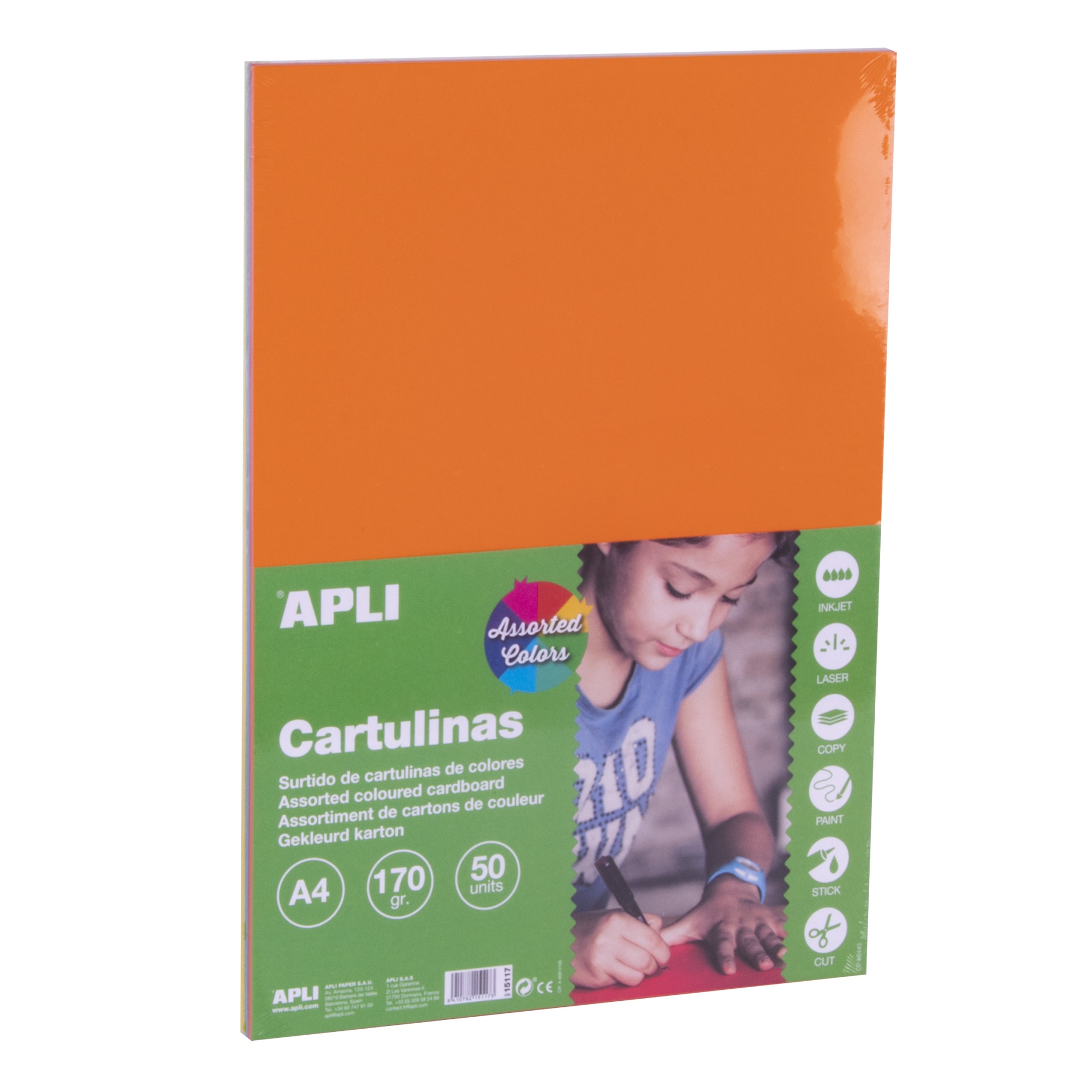 15117 cartón y papel de construcción 170 g/m² 50 hojas