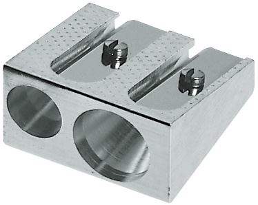50-34 Sacapuntas manual Plata 183400 - Pack de 20 unidades
