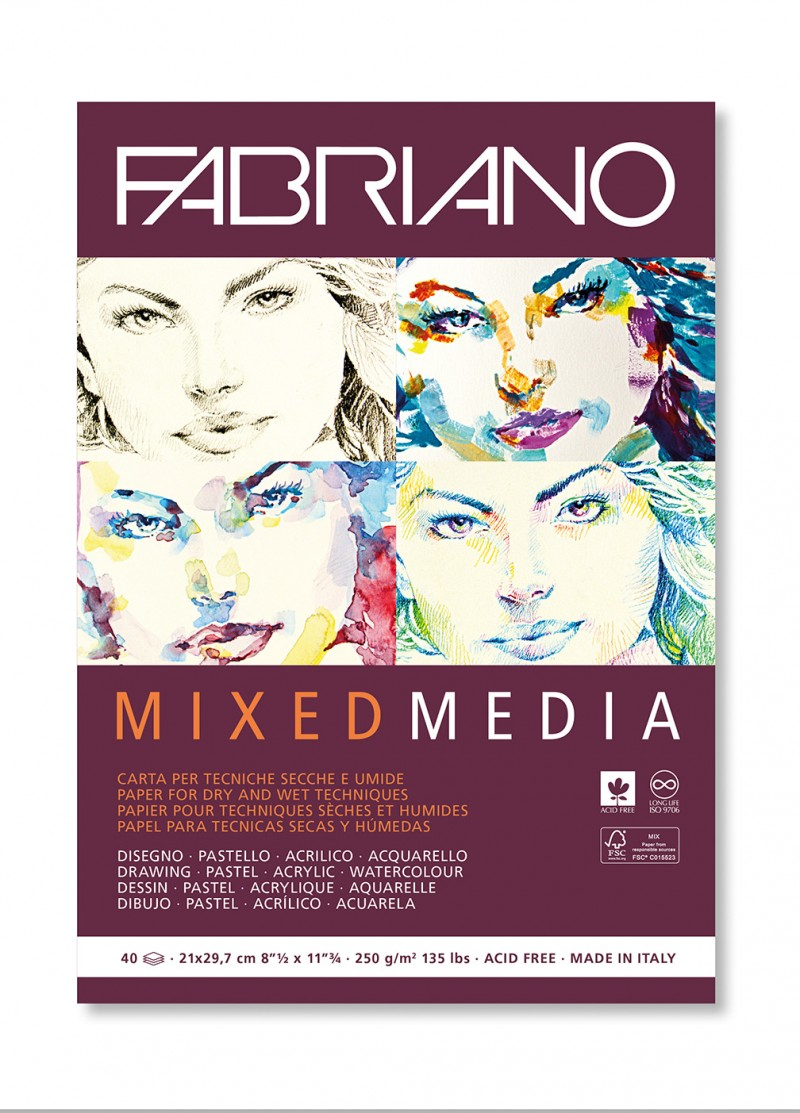 Mixed Media Arte de papel 40 hojas