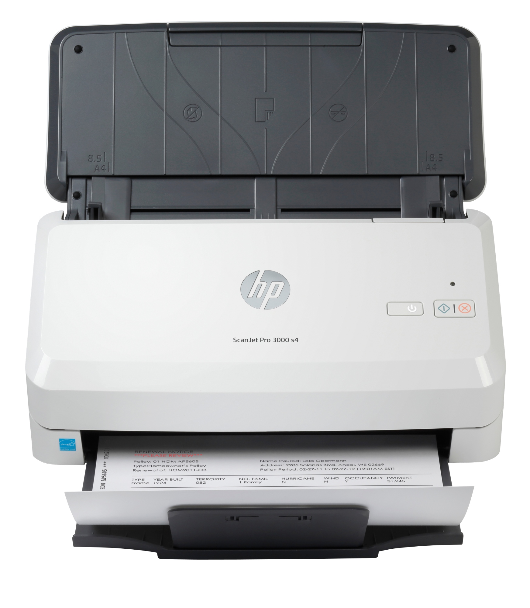 ScanJet Pro 3000 s4 Escáner alimentado con hojas 600 x 600 DPI A4 Negro, Blanco