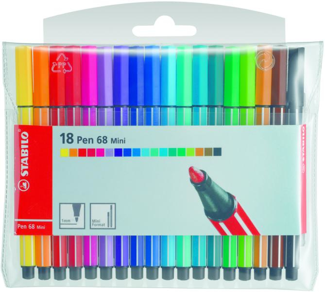 Pen 68 Mini rotulador Multicolor 40 pieza(s)