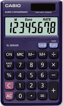 SL-300VER calculadora Bolsillo Azul