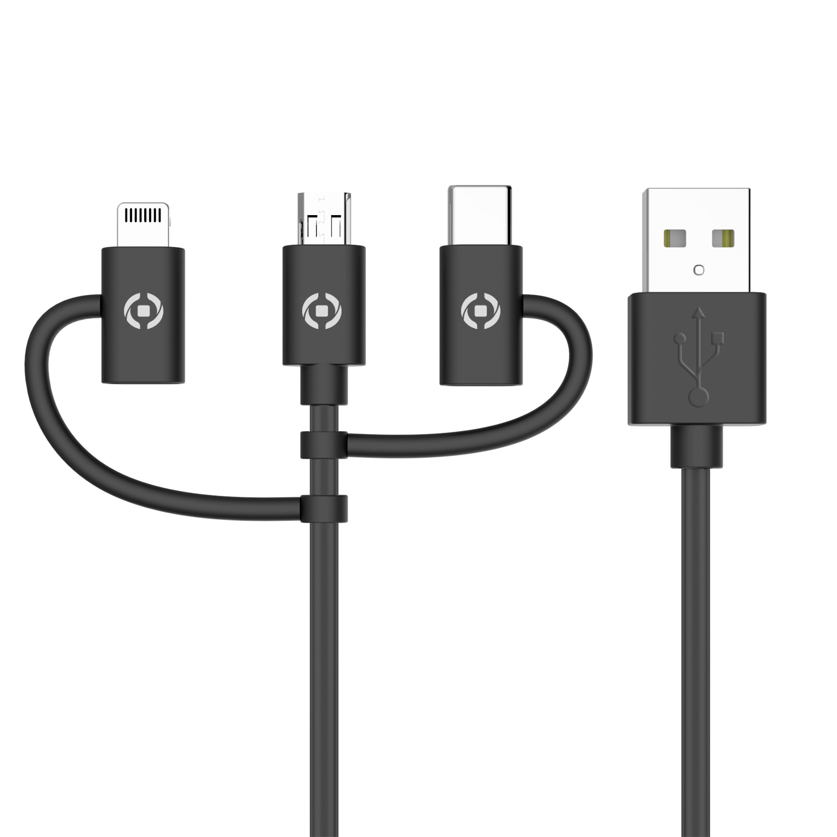 USB3IN1BK cable USB 1 m USB 2.0 USB A Micro-USB B Negro