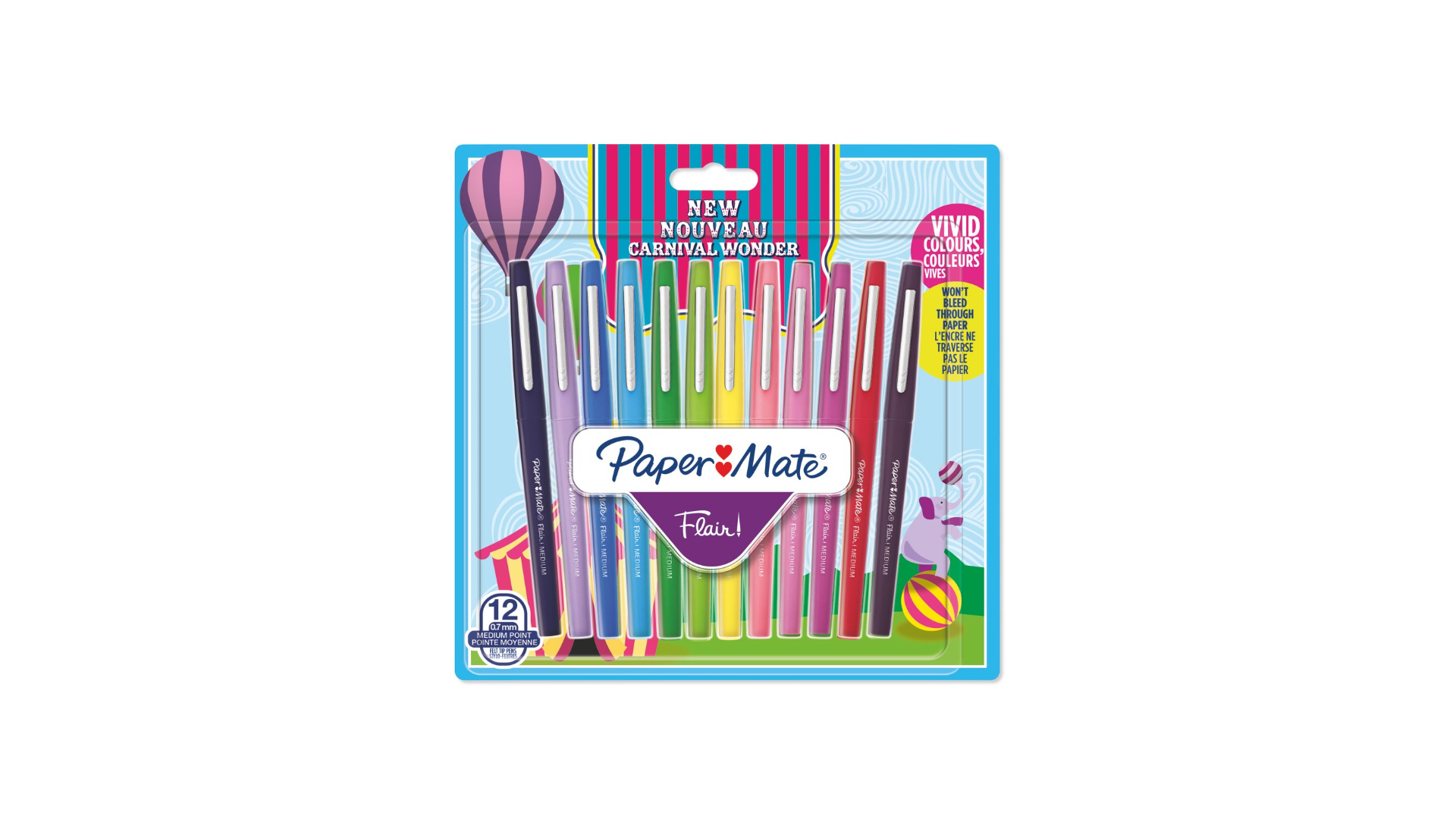 Flair rotulador Medio Multicolor 12 pieza(s)