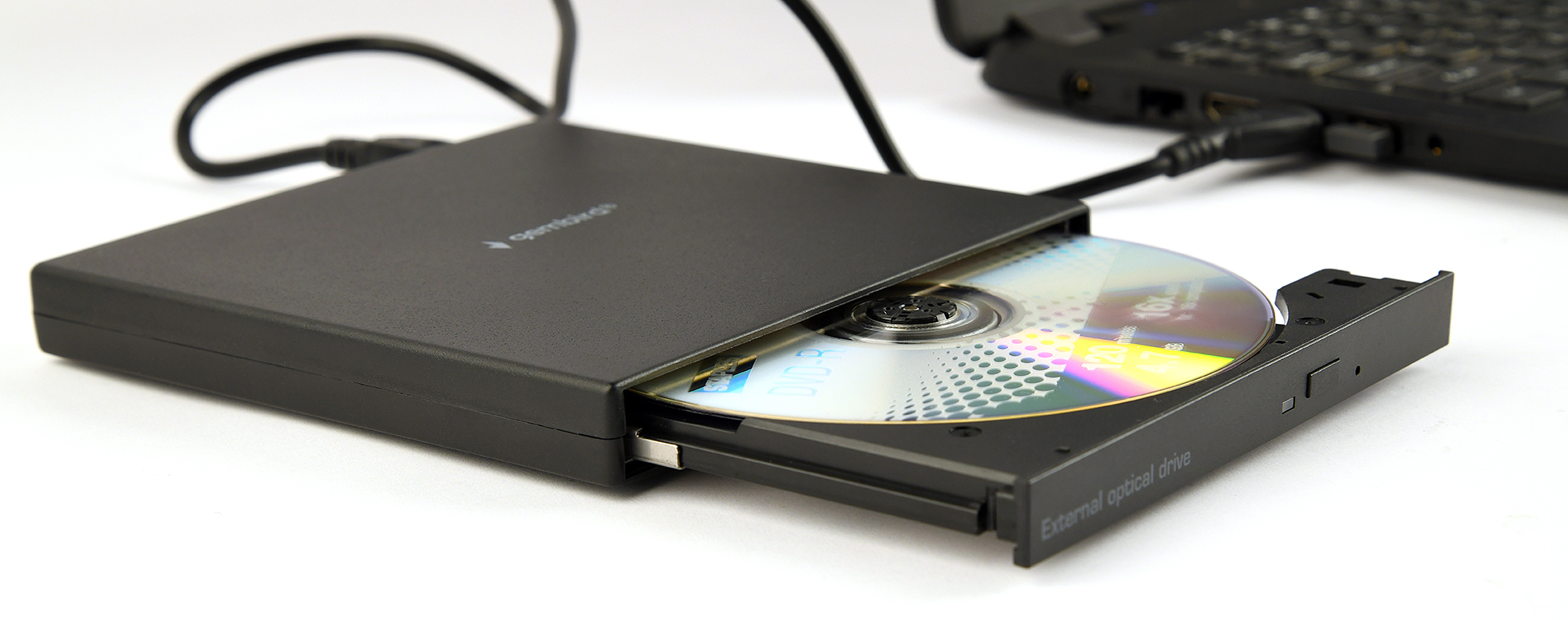 DVD-USB-04 unidad de disco óptico DVD±RW Negro