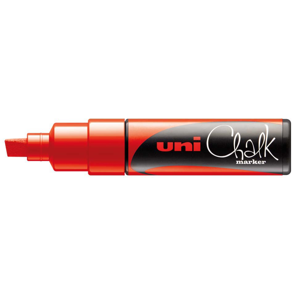 ChalkGlass PWE-8K marcador de tiza Cincel Rojo 1 pieza(s)