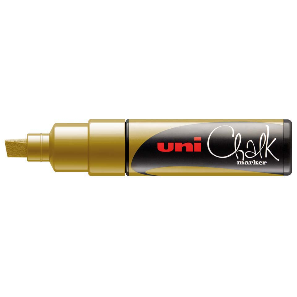 ChalkGlass PWE-8K marcador de tiza Cincel Oro 1 pieza(s)