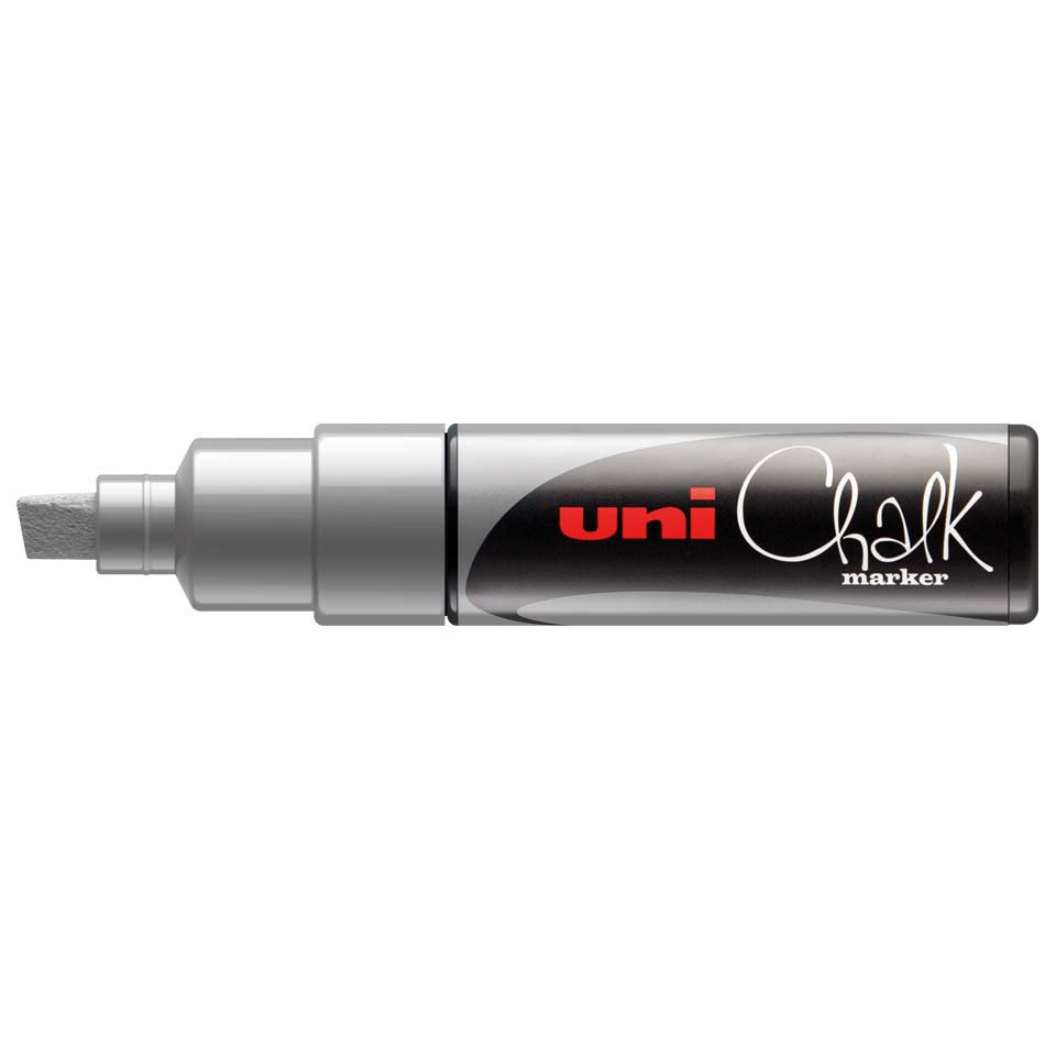 ChalkGlass PWE-8K marcador de tiza Cincel Plata 1 pieza(s)