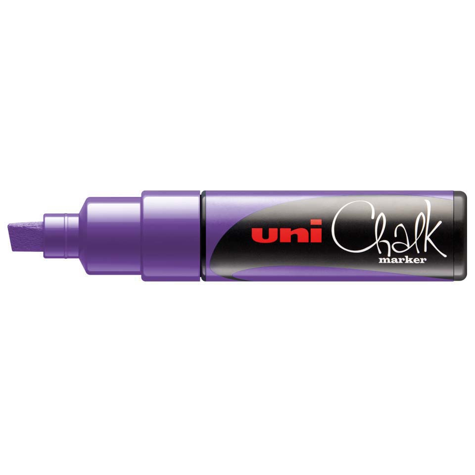 ChalkGlass PWE-8K marcador de tiza Cincel Violeta 1 pieza(s)