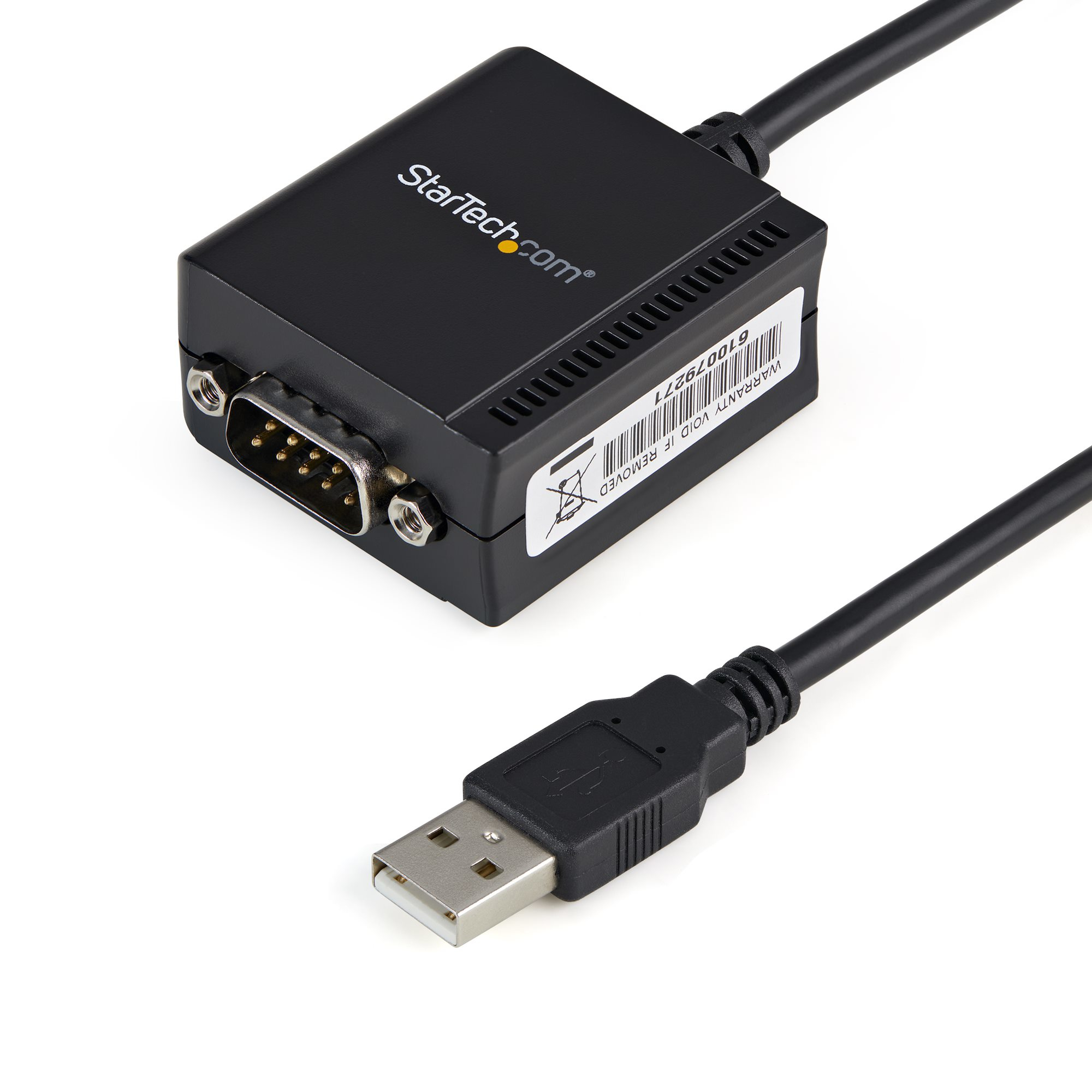 Cable USB a Serie de 1 Puerto FTDI de 1,8m - Adaptador USB a RS232 - Adaptador USB a Serie - Retención COM - TAA
